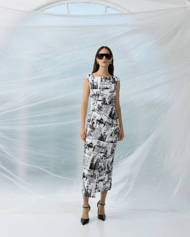 Atlantis Dori Crepe Dress Tunics Trendy modern