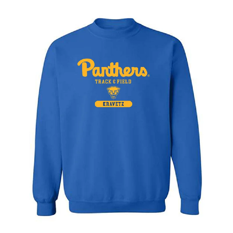 Pittsburgh - NCAA Women's Track & Field : Hailey Kravetz - Classic Shersey Crewneck Sweatshirt Hoodie Jacket Zipper Layering Pittsburgh - NCAA Women's Track & Field : Hailey Kravetz - Classic Shersey Crewneck Sweatshirt Hoodie Jacket Zipper Layering