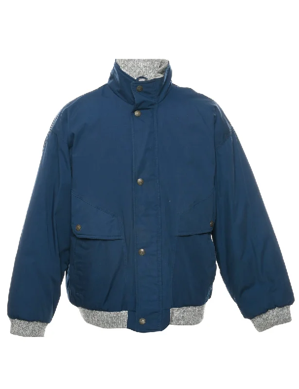 Navy Jacket - L Fitted Jacket Loose Jacket Oversized Jacket