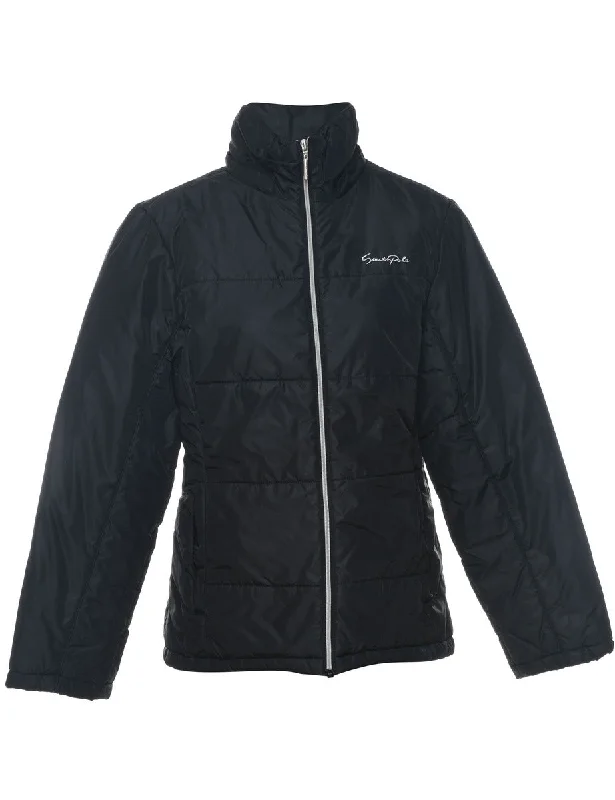 Nylon Puffer Jacket - L Quilted Jacket Puffer Jacket Insulated Jacket