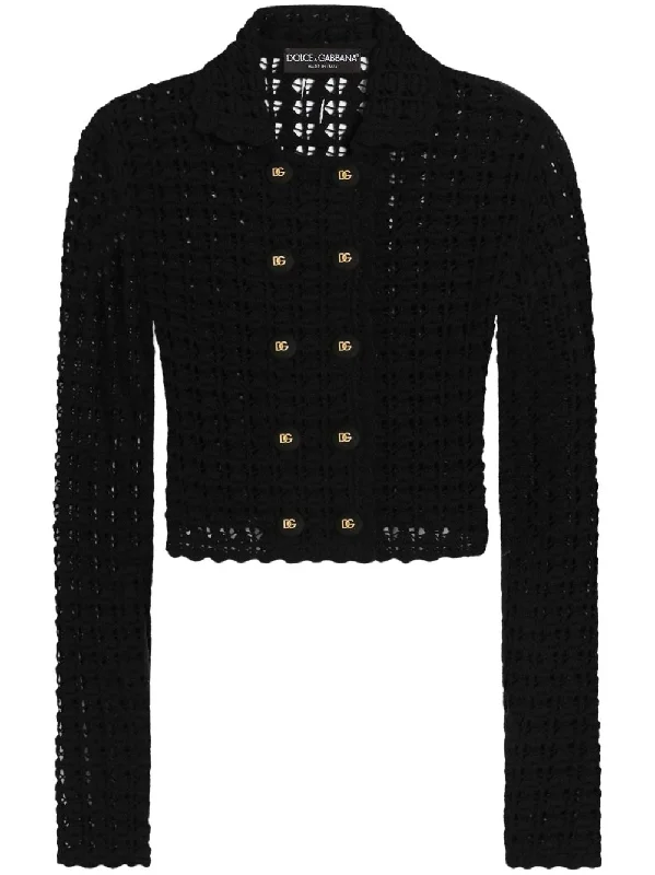 Dolce & Gabbana Women's Sweaters Faux Fur Fabric Real Fur Fabric Shearling Fabric
