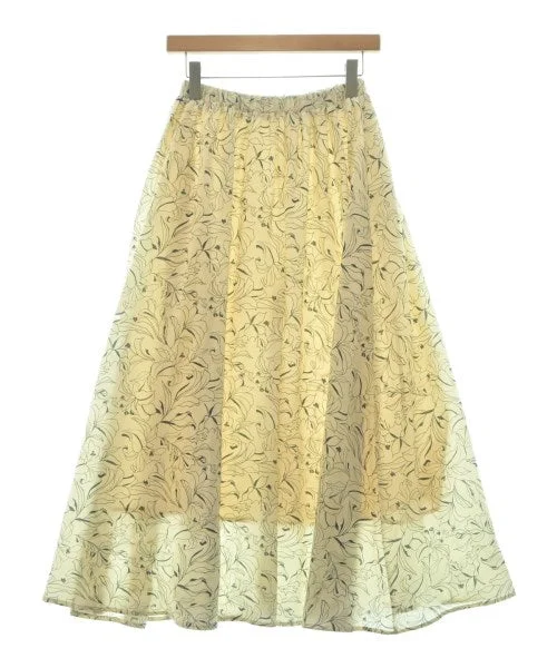 SLOBE IENA Long/Maxi length skirts chiffon skirt flowing