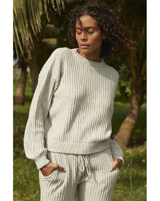 Zoe Knit Sweater Turtle Neck Boat Neck Asymmetrical Neck