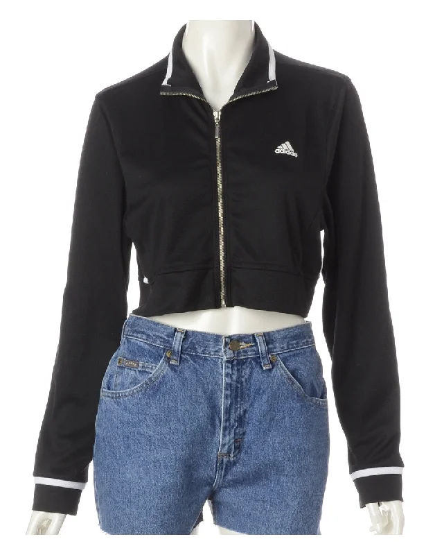 Label Mel Cropped Track Jacket Zippered Jacket Buttoned Jacket Snapped Jacket