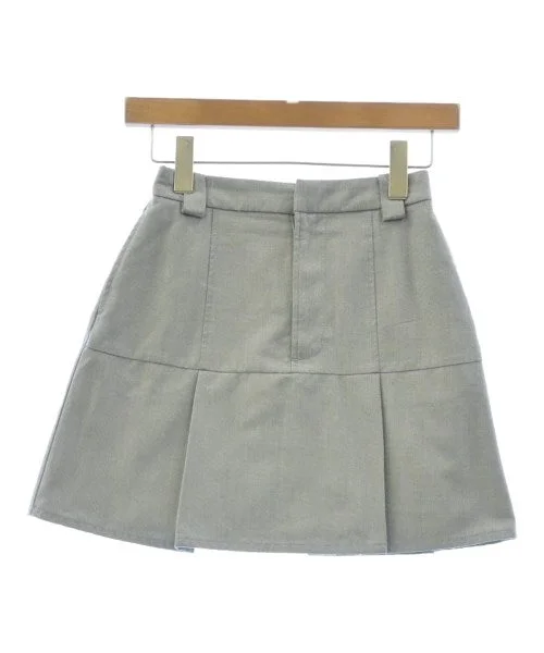 SNIDEL Mini skirts leather skirt bold