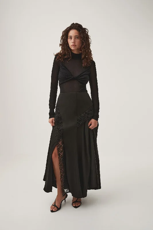 Spirit Maxi Skirt high slit skirt
