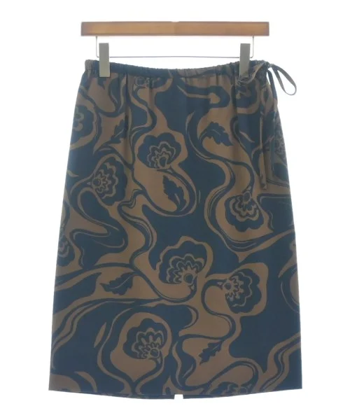 DRIES VAN NOTEN Knee length skirts leather skirt durable