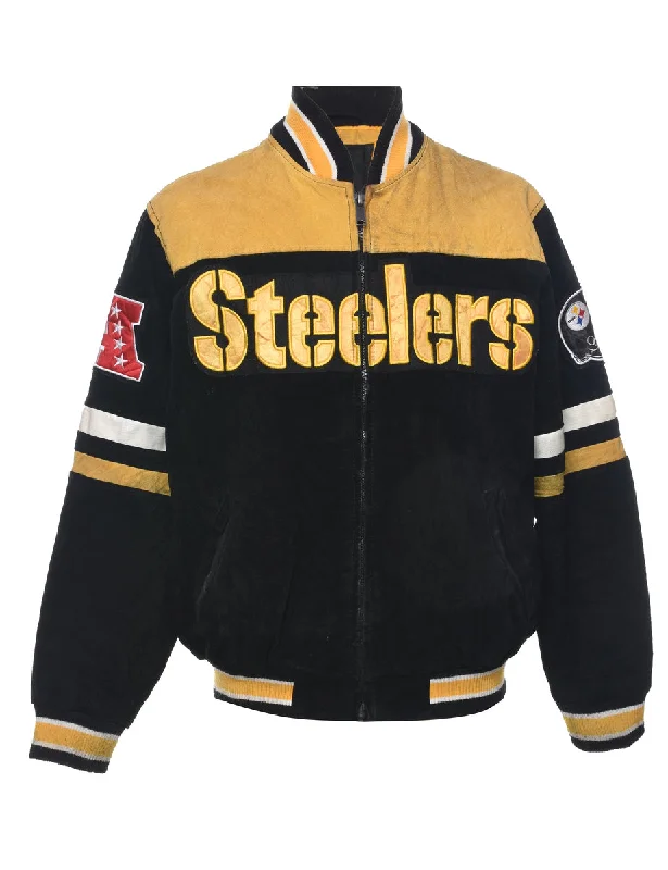 NFL Suede Jacket - M Cotton Jacket Linen Jacket Terry Jacket