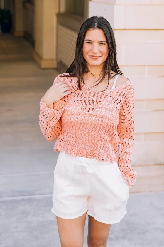 Half Past Sunset Sweater Velvet Chenille Corduroy
