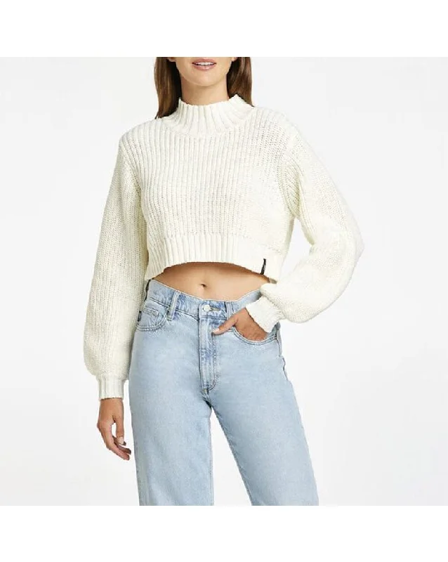 Prime Sweater Real Fur Shearling Chenille