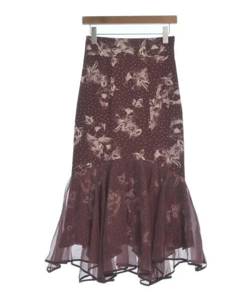 SNIDEL Long/Maxi length skirts leather skirt bold