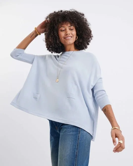 Catalina Sky Sweater by Mer Sea Sequined Glittery Shiny