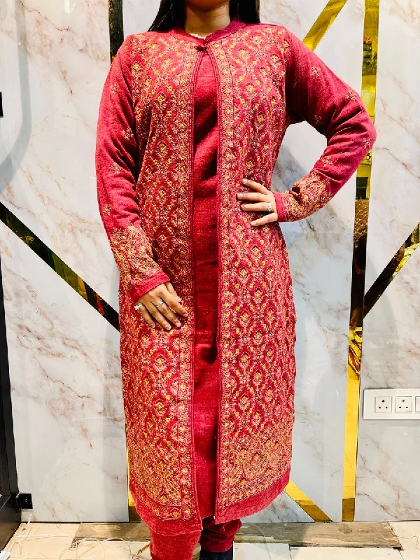 Beautiful Kashmiri winter 🥶 Ready made jacket suit Lace Jacket Ribbed Jacket Sequined Jacket Beautiful Kashmiri winter 🥶 Ready made jacket suit Lace Jacket Ribbed Jacket Sequined Jacket