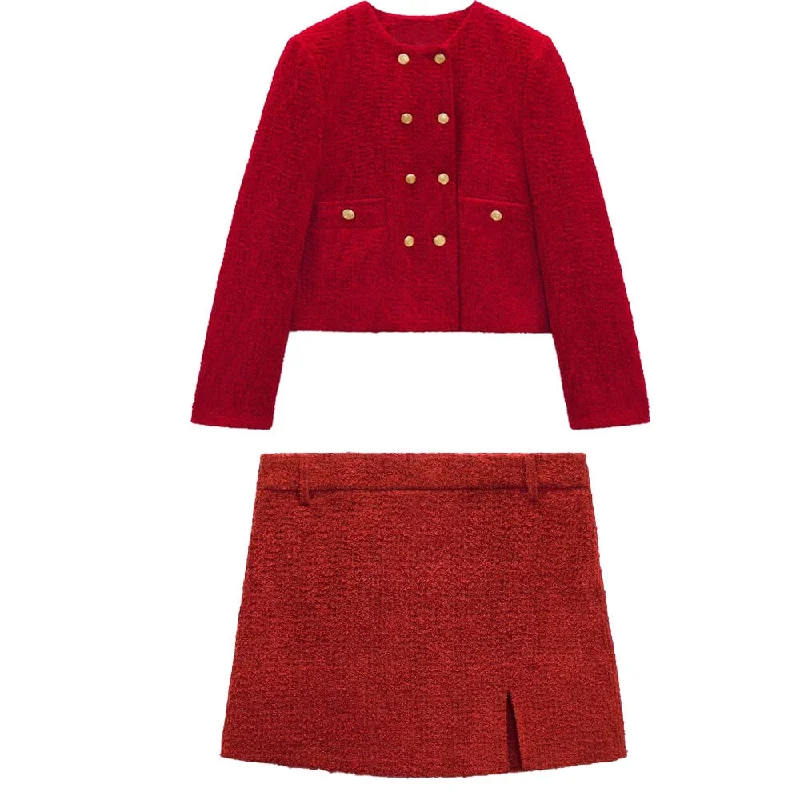 Coat and skirt