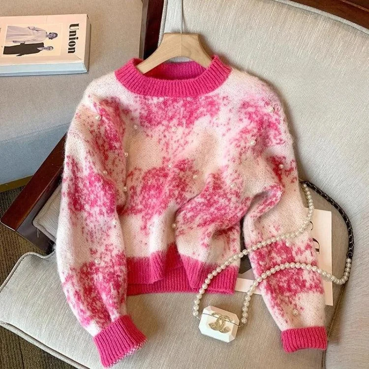 Pearl Beaded Soft Touch Knitted Sweater Wool Sweater Cotton Sweater Cashmere Sweater Pearl Beaded Soft Touch Knitted Sweater Wool Sweater Cotton Sweater Cashmere Sweater