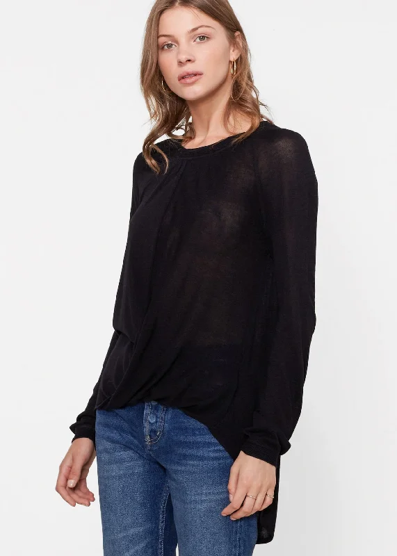 Women's Wrap Hem Sweater Casual Formal Business