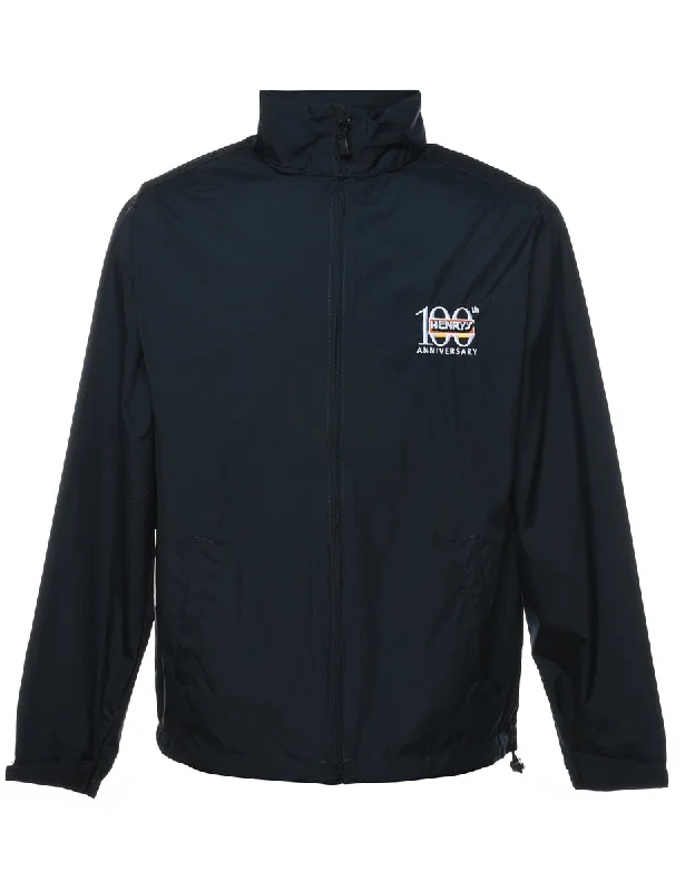 Navy Classic Nylon Jacket - XS Mesh Jacket Canvas Jacket Denim Jacket