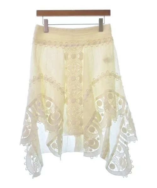 Chloe Knee length skirts wool skirt sturdy