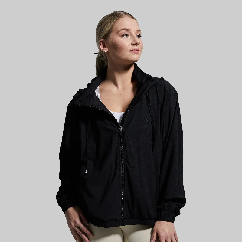 Crosswind Jacket (Black) Mesh Jacket Canvas Jacket Denim Jacket