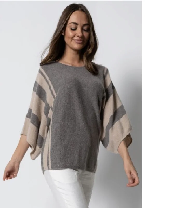 Islefield Go To Sweater Mink/Almond Spandex Blend Rayon Blend Denim Blend