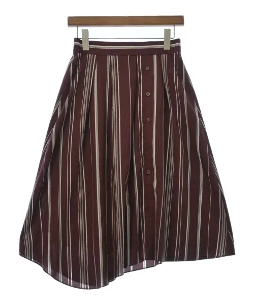 UNTITLED Knee length skirts elastic waist skirt