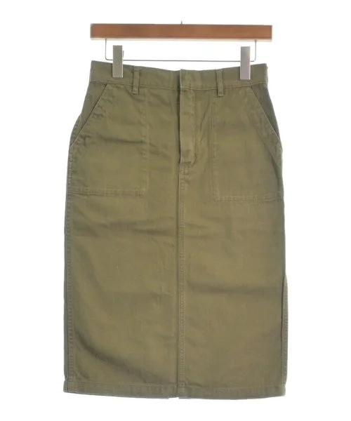HYKE Knee length skirts linen skirt natural