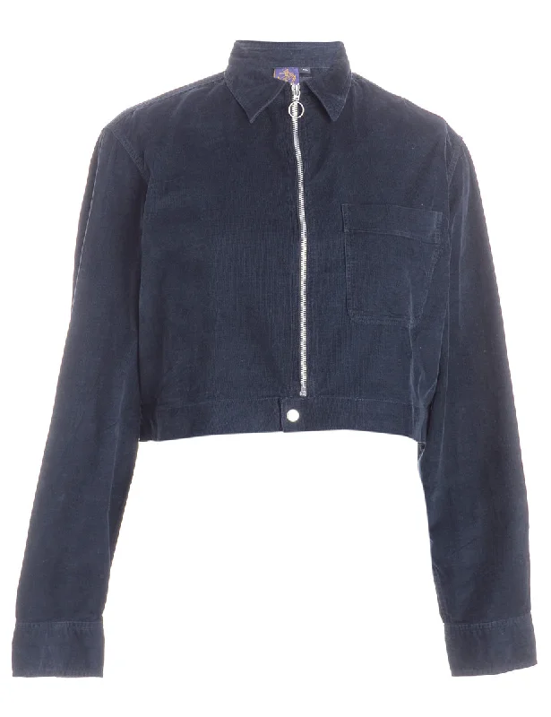 Label Mimi Cropped Cord Jacket Tiered Jacket Buttoned Jacket Zippered Jacket
