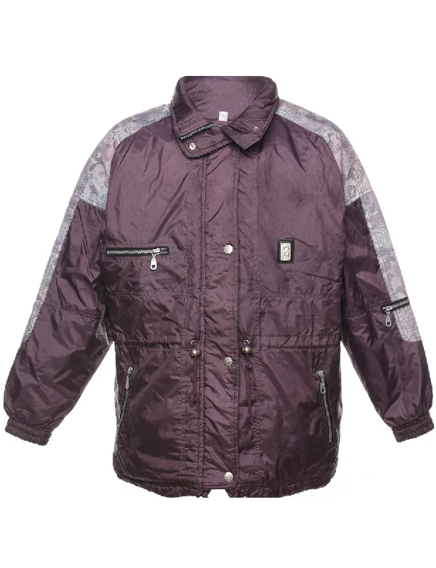 Nylon Purple 1990s Jacket - L Anorak Shell Jacket Lightweight Jacket