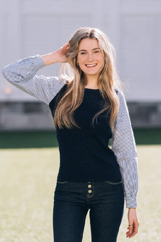Give It Your All Sweater Top Elegant Classic Vintage