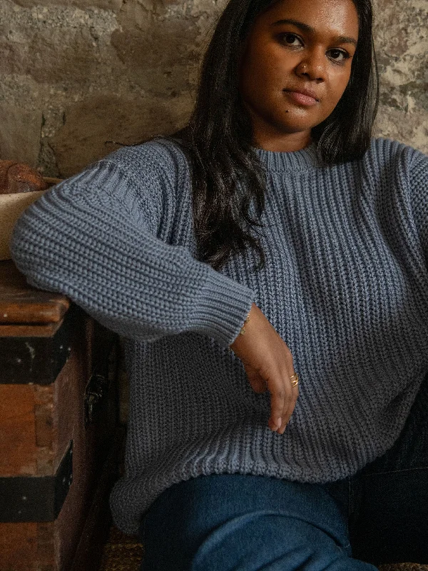 The Chunky Knit Sweater - Women's Knit Fabric Woven Fabric Fleece Fabric