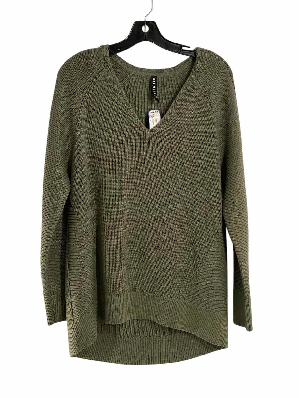 Athleta Size M Green Sweater Chenille Blend Fleece Blend Nylon Blend