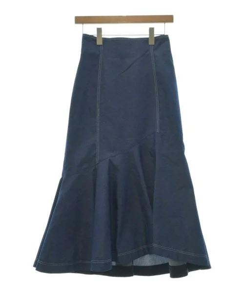 JUSGLITTY Long/Maxi length skirts denim skirt fashionable
