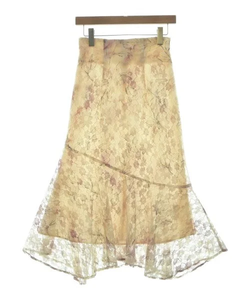 Mystrada Long/Maxi length skirts linen skirt natural