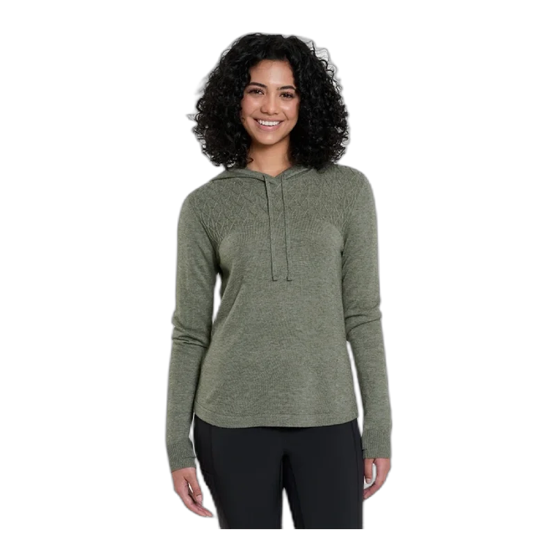 KORTINA™ Hooded Sweater Ribbed Striped Patterned