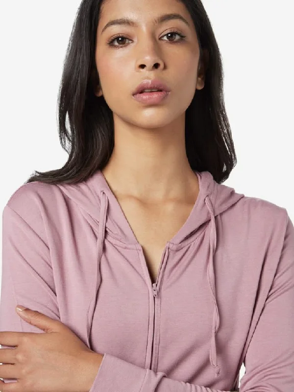 Wunderlove Lilac Hooded Jacket Mesh Jacket Canvas Jacket Denim Jacket