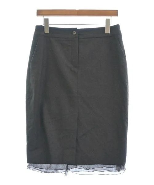 Salvatore Ferragamo Knee length skirts chiffon skirt airy