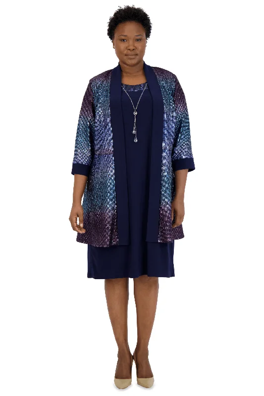 R&M Richards 9068W Short Plus Size Jacket Dress Faux Fur Jacket Real Fur Jacket Shearling Jacket R&M Richards 9068W Short Plus Size Jacket Dress Faux Fur Jacket Real Fur Jacket Shearling Jacket
