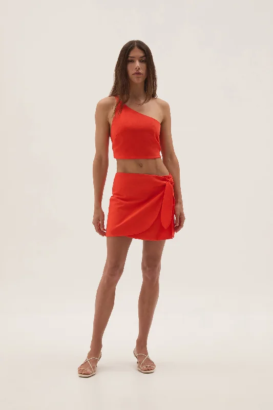 Eden Wrap Skirt cashmere skirt fine