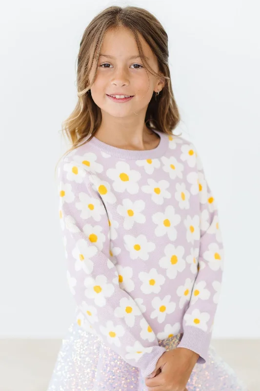 Love You Bunches Sweater Seamless Knitted Crochet