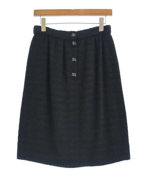 CHANEL Knee length skirts wool skirt warm