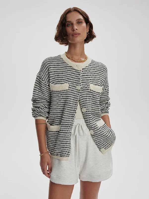 Tidewell Textured Knit Jacket - Birch Multi Print Jacket Jacquard Jacket Patchwork Jacket Tidewell Textured Knit Jacket - Birch Multi Print Jacket Jacquard Jacket Patchwork Jacket