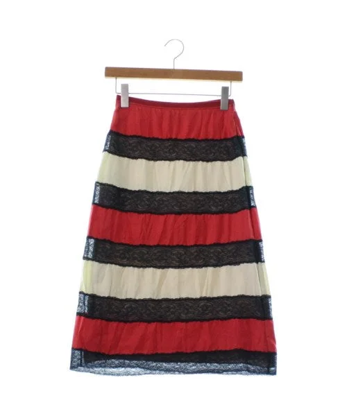 GUCCI Knee length skirts lace skirt delicate