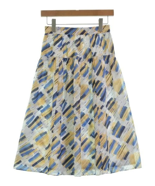 UNTITLED Knee length skirts leather skirt sleek