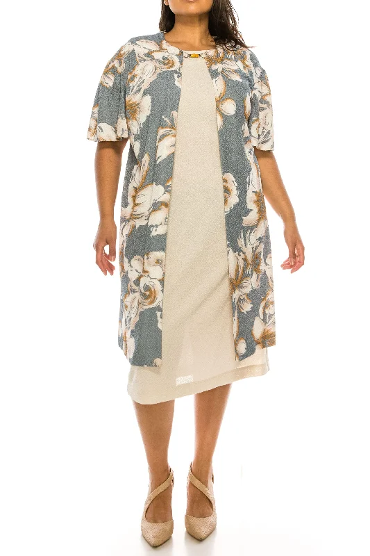 Maya Brooke Short Two Piece Set Jacket Dress 29362 Cotton Jacket Linen Jacket Terry Jacket
