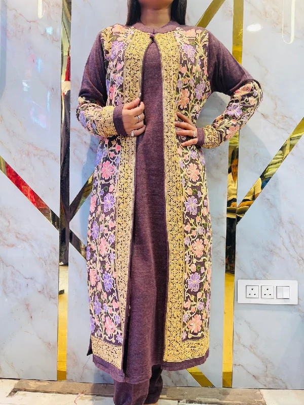 Beautiful Kashmiri winter 🥶 Ready made jacket suit Fitted Jacket Loose Jacket Oversized Jacket Beautiful Kashmiri winter 🥶 Ready made jacket suit Fitted Jacket Loose Jacket Oversized Jacket