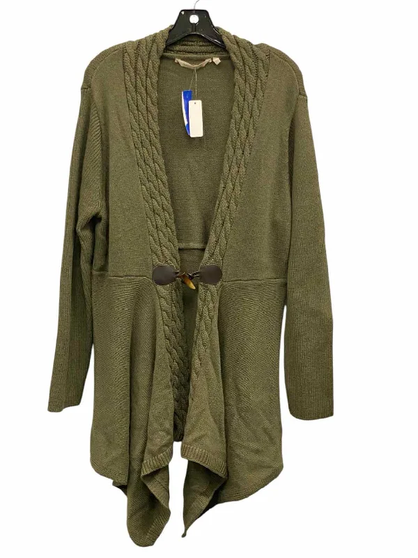 Soft Surroundings Size XL Green NWT Sweater Rayon Fabric Velvet Fabric Corduroy Fabric