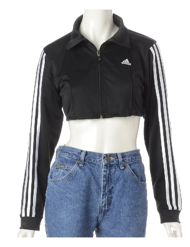 Label Mel Cropped Track Jacket V-Neck Jacket Boat Neck Jacket Square Neck Jacket