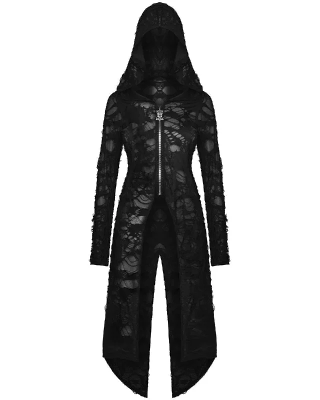 Dark In Love Decadent Punk Broken Knit Apocalypse Jacket Zippered Front Buttoned Front Snap Front Dark In Love Decadent Punk Broken Knit Apocalypse Jacket Zippered Front Buttoned Front Snap Front