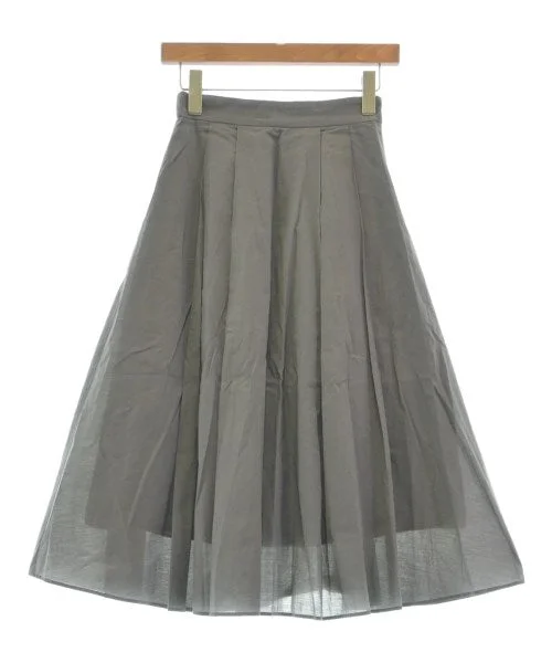 UNITED ARROWS Long/Maxi length skirts silk skirt smooth