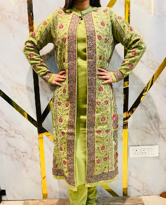 Beautiful Kashmiri winter 🥶 Ready made jacket suit Satin Jacket Silk Jacket Chiffon Jacket Beautiful Kashmiri winter 🥶 Ready made jacket suit Satin Jacket Silk Jacket Chiffon Jacket